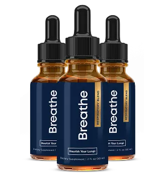 Breathe supplement dropper bottles